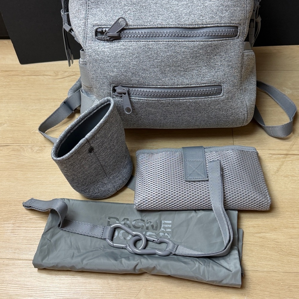 Dagne Dover Indi Diaper Bag Heather Grey - Picture 9 of 9